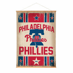Philadelphia Phillies, Canvas Wall Tapestry, Large, 54x36 - MLB Home