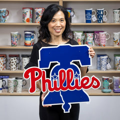Philadelphia Phillies Premier Metal Wall Art - MLB Home