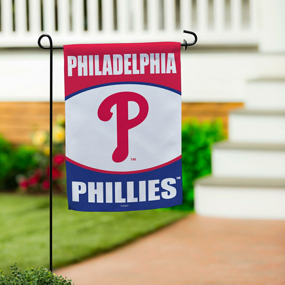 Philadelphia Phillies Suede Garden Flag - MLB Home