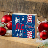 Philadelphia Phillies Block, Holiday, 6x6 - MLB Home