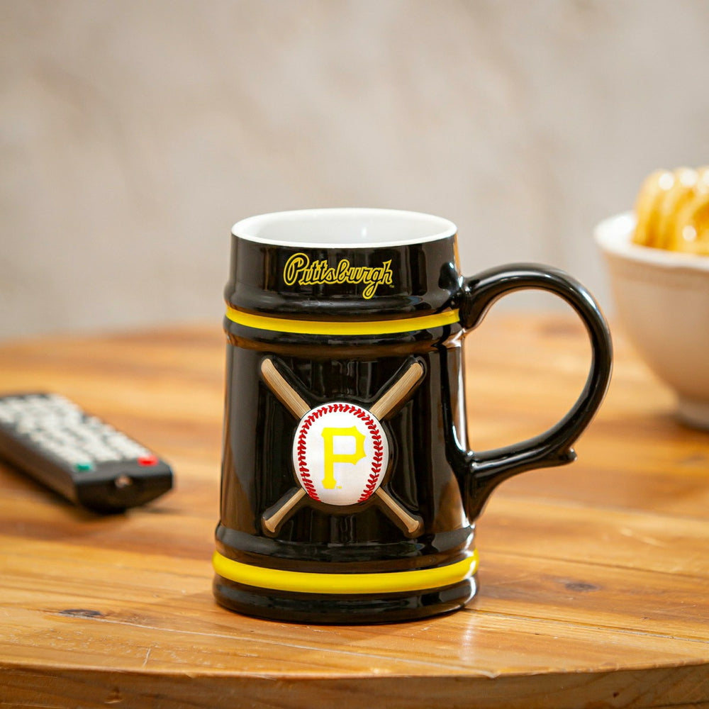 Pittsburgh Pirates Ceramic Stein Cup, 24oz - MLB Home