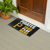 Pittsburgh Pirates Fan Mat, 28"x16" - MLB