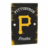 Pittsburgh Pirates Wood Wall Sign, 16x24 - MLB Home