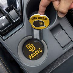 San Diego Padres Car Coaster Set, 2pc - MLB Home