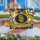 San Diego Padres Yard Sign, Holiday - MLB Home