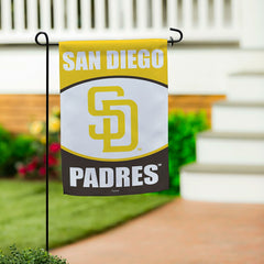 San Diego Padres Suede Garden Flag - MLB Home