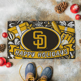 San Diego Padres Holiday PVC Mat, 28"x16" - MLB