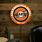 San Francisco Giants, Metal Lite, Round - MLB
