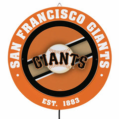 San Francisco Giants, Metal Lite, Round - MLB