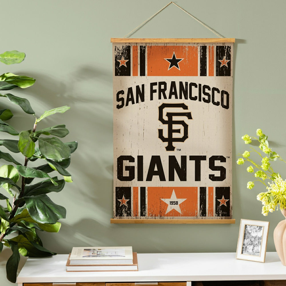 San Francisco Giants, Canvas Wall Tapestry, Medium, 36x24 - MLB Home