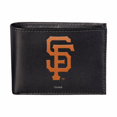 San Francisco Giants Black Bi-Fold Embroidered Wallet w/ RFID Blocking - MLB Home