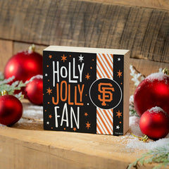 San Francisco Giants Block, Holiday, 6x6 - MLB Home