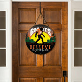 San Francisco Giants Bigfoot Round Door Décor with Hanging Rope, 18x18 - MLB Home