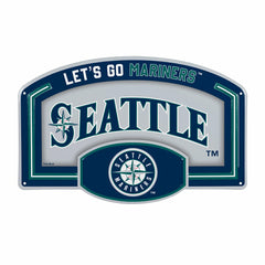 Seattle Mariners USA Embossed Steel Wall Sign, 11" x 17" - MLB Home