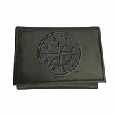 Seattle Mariners Tri-Fold Wallet Black - MLB Home