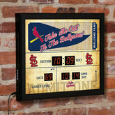 Scoreboard Wall Clock, Saint Louis Cardinals - MLB Home