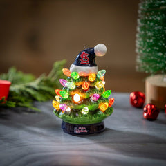 St Louis Cardinals 4" Mini LED Tabletop Christmas Tree, Set of 2 - MLB Home