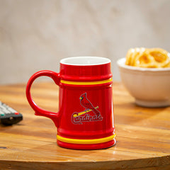 St Louis Cardinals Ceramic Stein Cup, 24oz - MLB Home