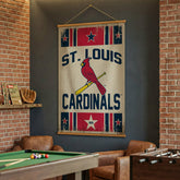 St Louis Cardinals, Canvas Wall Tapestry, Large, 54x36 - MLB Home