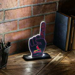 St Louis Cardinals Baseball Foam Finger Desklite LED Decor - MLB Home