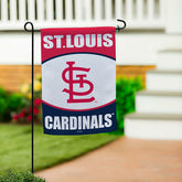 St Louis Cardinals Suede Garden Flag - MLB