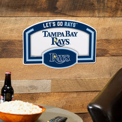 Tampa Bay Rays USA Embossed Steel Wall Sign, 11" x 17" - MLB Home