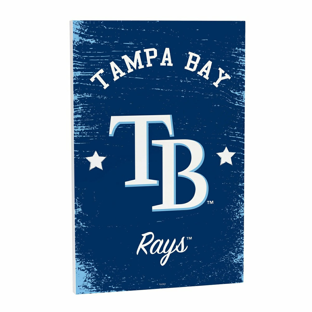 Tampa Bay Rays Wood Wall Sign, 16x24 - MLB Home