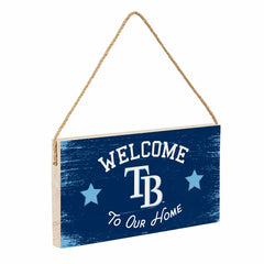 Tampa Bay Rays Wood Wall Sign, 6x11 - MLB Home