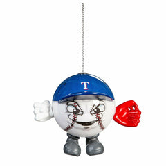 Texas Rangers Ball Head Ornament - MLB Home