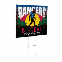 Texas Rangers Yard Sign, Bigfoot - MLB Home