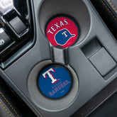 Texas Rangers Car Coaster Set, 2pc - MLB Home