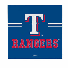 Texas Rangers Wood Wall Sign, 12x12 - MLB Home