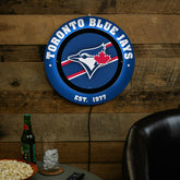 Toronto Blue Jays, Metal Lite, Round - MLB