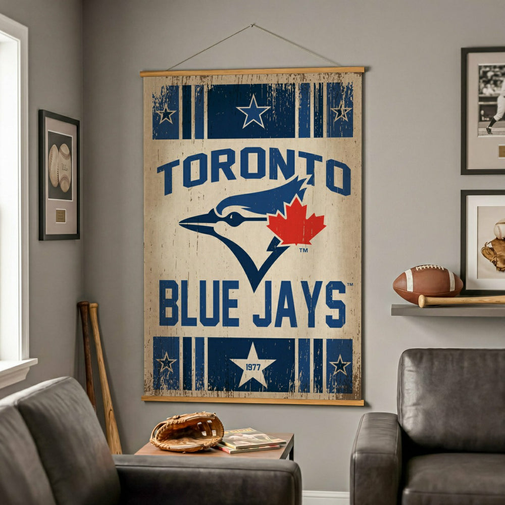Toronto Blue Jays, Canvas Wall Tapestry, Large, 54x36 - MLB Home