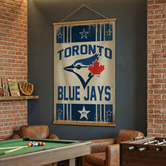 Toronto Blue Jays, Canvas Wall Tapestry, Large, 54x36 - MLB Home