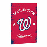 Washington Nationals Wood Wall Sign, 16x24 - MLB Home