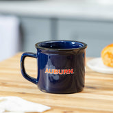 Auburn University Ceramic Camp Cup with Enamel Finish, 14oz - Collegiate Home