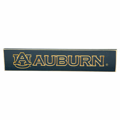 Auburn University Engraved Wood Sign, 3.5" x 18" - Collegiate Home