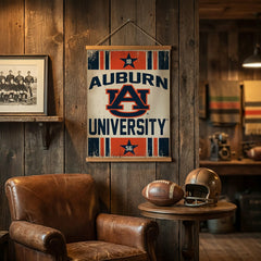 Auburn University, Canvas Wall Tapestry, Medium, 36x24 - Collegiate Home