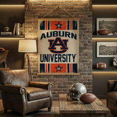 Auburn University, Canvas Wall Tapestry, Large, 54x36 - Collegiate Home