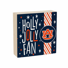 Auburn University Block, Holiday, 6x6 - Collegiate Home