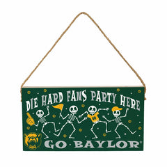 Baylor University Halloween Wood Wall Sign, 6x11 - Collegiate Home