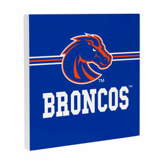 Boise State University Wood Wall Sign, 12x12 - Collegiate Home