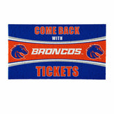 28" x 16" PVC Trapper Mat, Come Back with Tickets, Boise State Univers - Collegiate