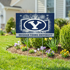 Brigham Young University Yard Sign, Patriotic - Collegiate Home