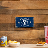 Brigham Young University Wood Wall Sign, 6x11 - Collegiate Home