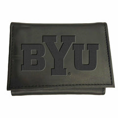 Brigham Young University, Tri-Fold Wallet, Black - Collegiate Home
