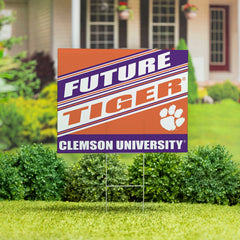 Clemson University Coroplast Yard Sign, Future Student - Collegiate Home