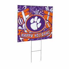 Clemson University Yard Sign, Holiday - Collegiate Home