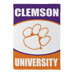 Clemson University Suede Flag, House - Collegiate Home